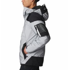 Casaca Para Hombre Sintética  Plateado Columbia