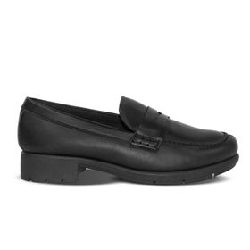 MOCASÍN PARA MUJER CUERO ANGELINA NEGRO HUSH PUPPIES