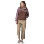 Polar-Para-Mujer-Synchilla-Snap-T-Morado-Patagonia