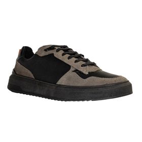 Zapatillas Para Hombre Cuero Emiliano Negro Hush Puppies