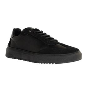 Zapatillas Para Hombre Cuero Fito I Negro Hush Puppies