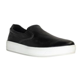 Mocasines Para Hombre Cuero Andres I Negro Hush Puppies