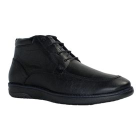 Botines Para Hombre Cuero Gustavo I Negro Hush Puppies