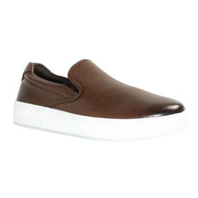 Mocasines Para Hombre Cuero Andres I Marrón Hush Puppies