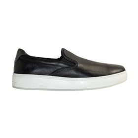 Mocasines Para Hombre Cuero Andres I Negro Hush Puppies