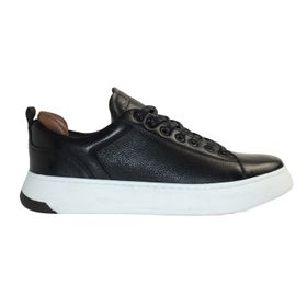 Zapatillas Para Hombre Cuero Chicago Negro Hush Puppies