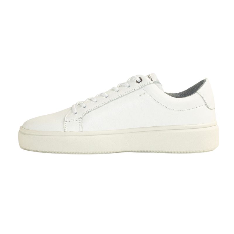 Zapatillas-Para-Hombre-Cuero-Rafael-I-Blanco-Hush-Puppies
