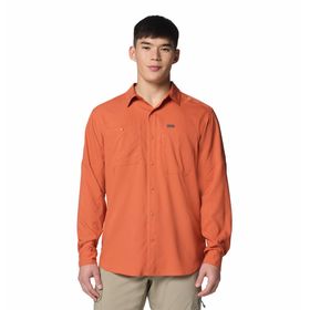 Camisa Para Hombre Manga Larga Silver Ridge™ Utility Lite Naranja Vestuario