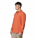 Camisa-Para-Hombre-Manga-Larga-Silver-Ridge™-Utility-Lite-Naranja-Vestuario