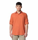 Camisa-Para-Hombre-Manga-Larga-Silver-Ridge™-Utility-Lite-Naranja-Vestuario