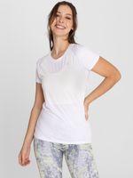 Polo-Manga-Corta-Para-Mujer-T-Shirt-Round-Neck-Blanco-Bsoul