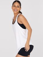 Polo-Sin-Mangas-Para-Mujer-Training-Tank-Blanco-Bsoul