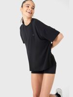 Polo-Manga-Corta-Para-Mujer-Long-T-Shirt-Anto-II-Negro-Bsoul
