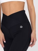 Legging-Para-Mujer-Flared-Split-Hem-Negro-Bsoul