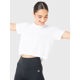 Polo Manga Corta Para Mujer Basic T-Shirt Zia II Blanco Bsoul