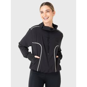 Casaca Para Mujer Wind Jacket Negro Bsoul