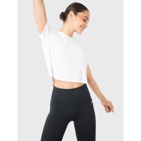 Polo Manga Corta Para Mujer Basic T-Shirt Zia II Blanco Bsoul