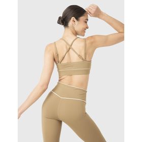 Bra Para Mujer Piping Marrón Bsoul