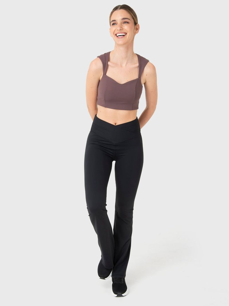 Legging-Para-Mujer-Flared-Negro-Bsoul