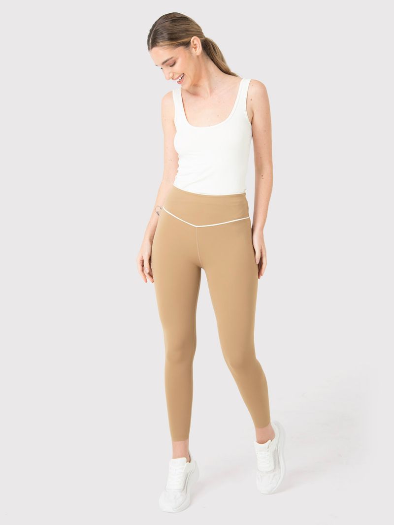 Legging-Para-Mujer-Ankle-Piping-Marron-Bsoul