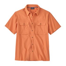 Camisa Manga Corta Para Hombre Self Guided Sun Naranjo Patagonia