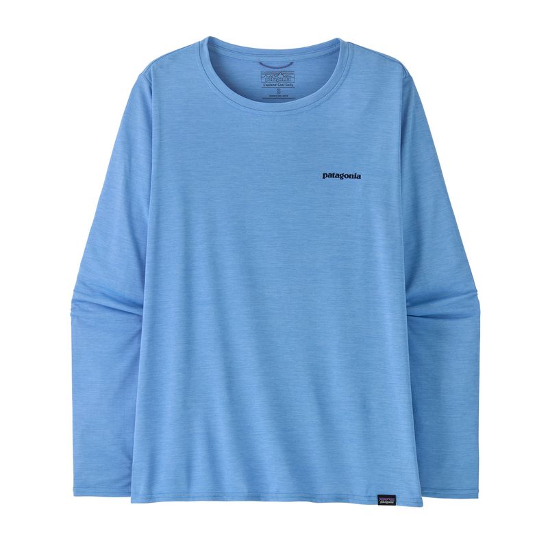 Polo-Manga-Larga-Para-Mujer-Capilene®-Cool-Daily-Graphic---Waters-Azul-Patagonia