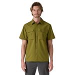 Camisa-Manga-Corta-Para-Hombre-Self-Guided-Sun-Verde-Patagonia