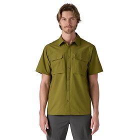 Camisa Manga Corta Para Hombre Self Guided Sun Verde Patagonia