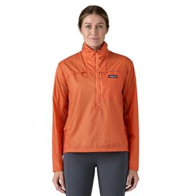 Casaca Cortavientos Para Mujer Houdini Stash 1/2 Zip Naranjo Patagonia