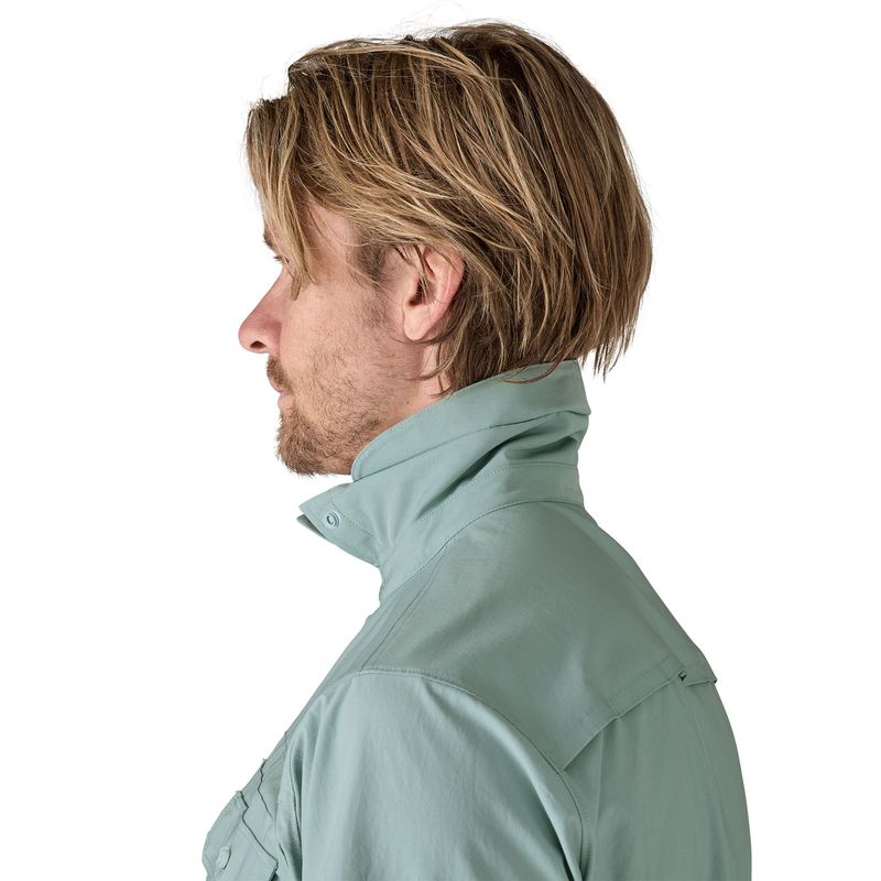 Camisa-Para-Hombre-Self-Guided-Sun-Azul-Patagonia