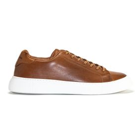 Zapatilla Para Hombre Cuero Boston Whisky Hush Puppies