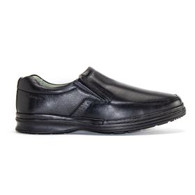 Zapato Para Hombre Cuero Banker Negro Hush Puppies