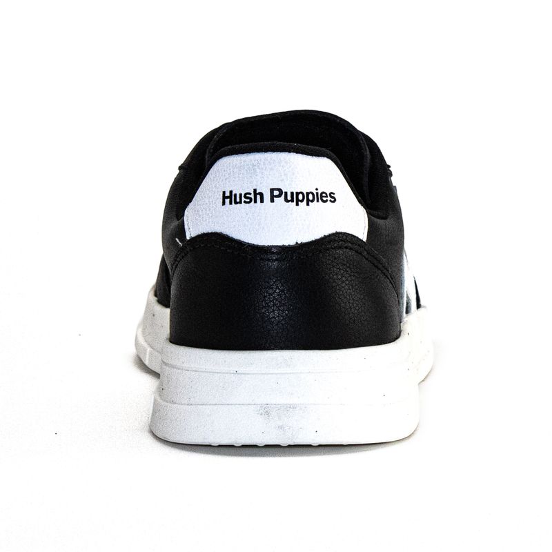 Zapatilla-Para-Hombre-Cuero-Philippe-Negro-Hush-Puppies
