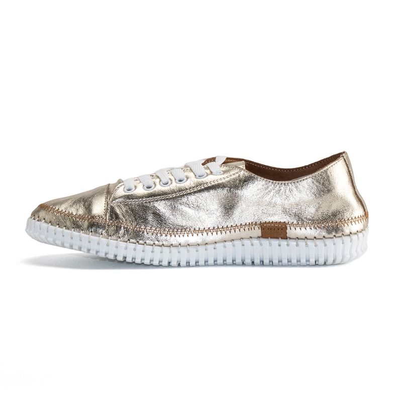 Zapatilla-Para-Mujer-Cuero-Petals-Dorado-Hush-Puppies