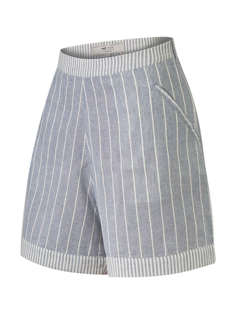 Short-Lino-Organico-Para-Mujer-Huron-Celeste-Rockford