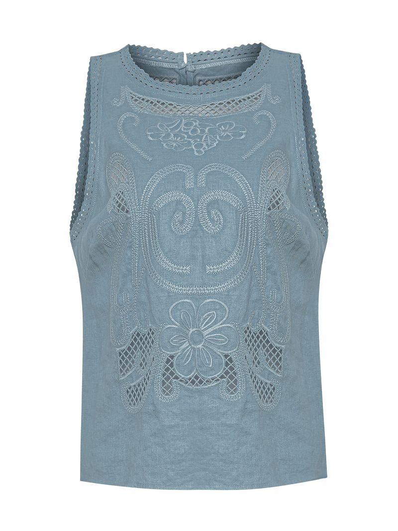 Blusa-Sin-Mangas-Lino-Organico-Para-Mujer-Cleep-Gris-Rockford