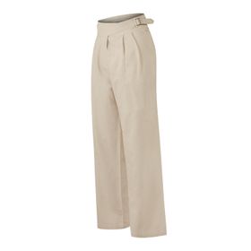 Pantalón Lino Orgánico Para Mujer Ava Beige/Crudo Rockford