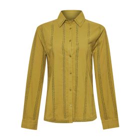 Blusa Manga Larga Algodón Orgánico Para Mujer Zambor Verde Rockford