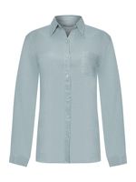 Blusa-Manga-Larga-Lino-Organico-Para-Mujer-Lirio-Celeste-Rockford