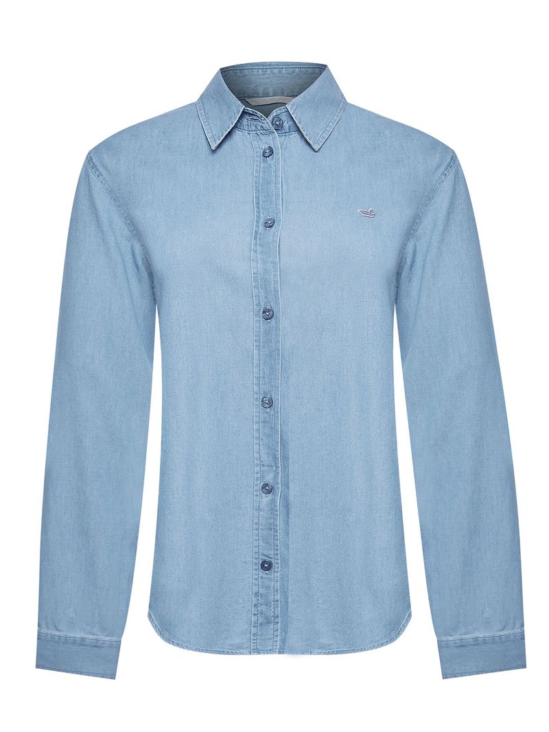 Blusa-Manga-Larga-Algodon-Organico-Para-Mujer-Makalu-Azul-Rockford