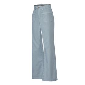 Jean Algodón/Lino Para Mujer Nilo Azul Rockford