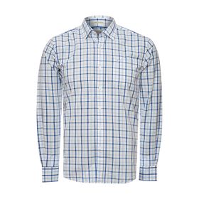 Camisa Manga Larga Algodón Orgánico Para Hombre Lighter Azul Rockford