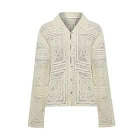 Chompa Algodón Orgánico Para Mujer Laia Blanco Rockford