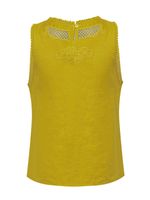 Blusa-Sin-Mangas-Lino-Organico-Para-Mujer-Cleep-Amarillo-Rockford