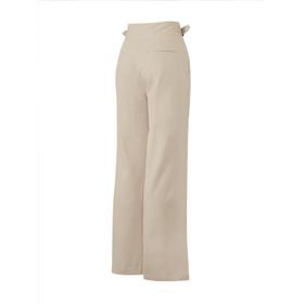 Pantalón Lino Orgánico Para Mujer Ava Beige/Crudo Rockford