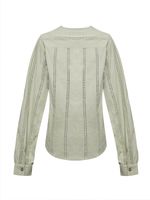 Blusa-Manga-Larga-Algodon-Organico-Para-Mujer-Lunko-Verde-Rockford