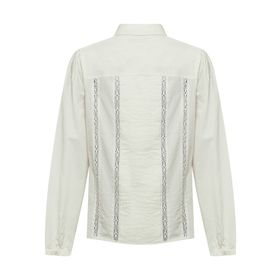 Blusa Manga Larga Algodón Orgánico Para Mujer Serpent Blanco Rockford