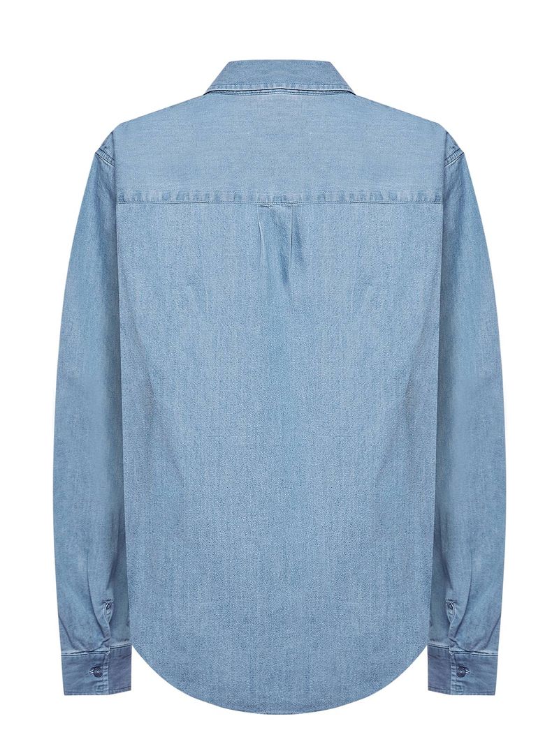 Blusa-Manga-Larga-Algodon-Organico-Para-Mujer-Makalu-Azul-Rockford