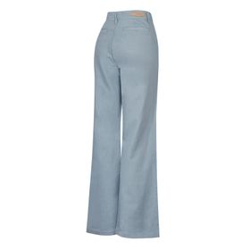 Jean Algodón/Lino Para Mujer Nilo Azul Rockford