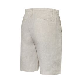 Short Lino Orgánico Para Hombre Linen Beige/Crudo Rockford